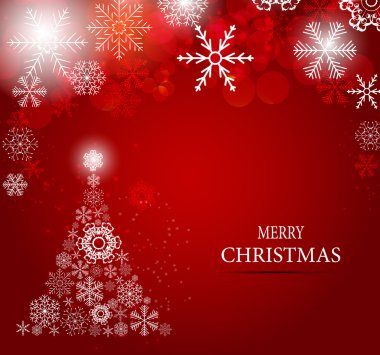 Noel kar taneleri arka plan vektör illüstrasyonunu gösteriyor