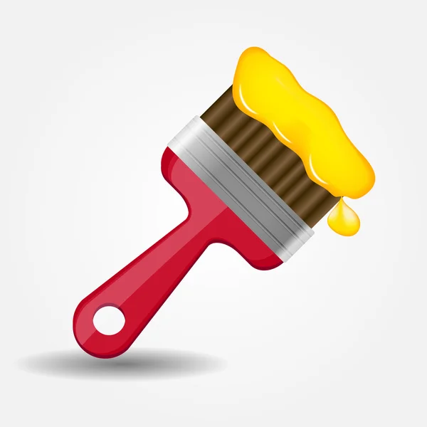 Paint brush icon vector illustration — Stock Vector