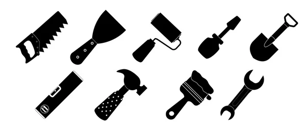 Different tools icon vector illustration set1 — Stock Vector