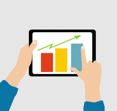 iş düz kavramı vektör çizim