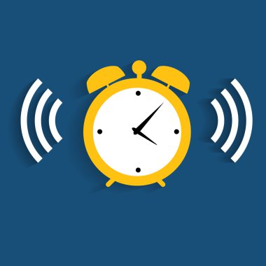 web ve mobil uygulamaları için modern düz zaman yönetimi vektör simgesi