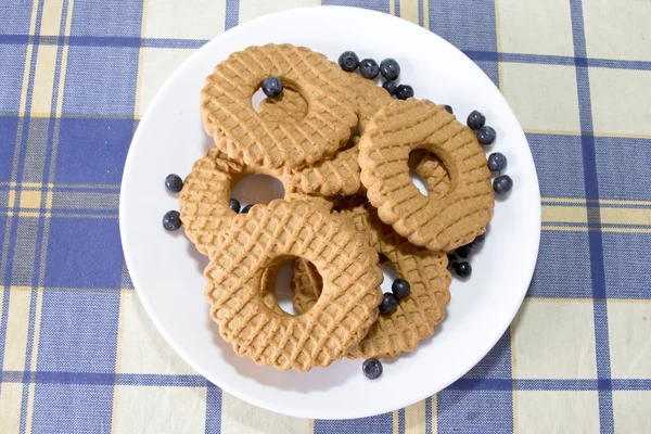 Biscuits with Blueberries — Stock Photo, Image