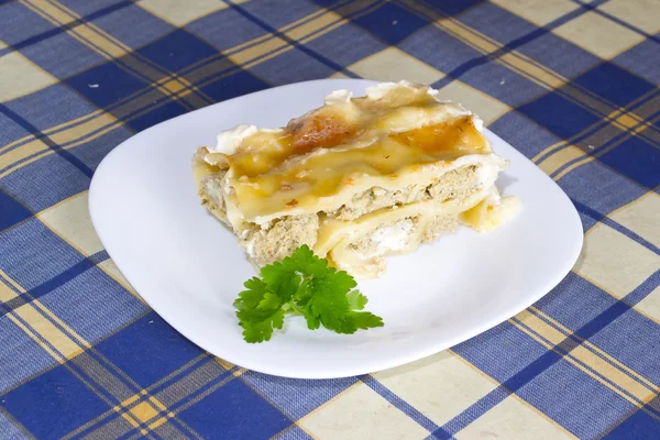 Pyszne lasagne — Zdjęcie stockowe