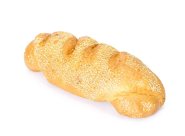 Fresh Tasty Bread on White Background — Stock Photo, Image