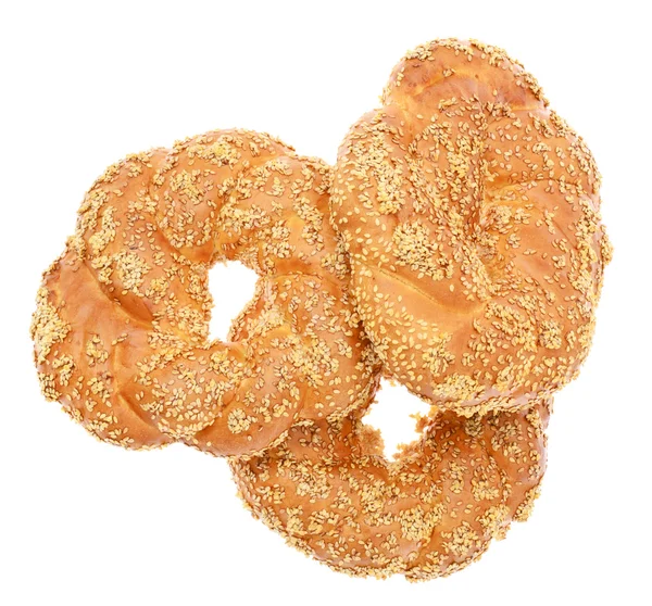 Fresh Tasty Pretzel on White Background — Stock Photo, Image