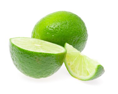 Olgun limon, beyaz zemin üzerine izole.