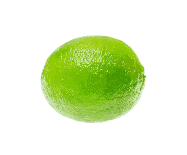 Fresh Green Lime Isolated on White Background. Vector Illustration. — Stock Vector