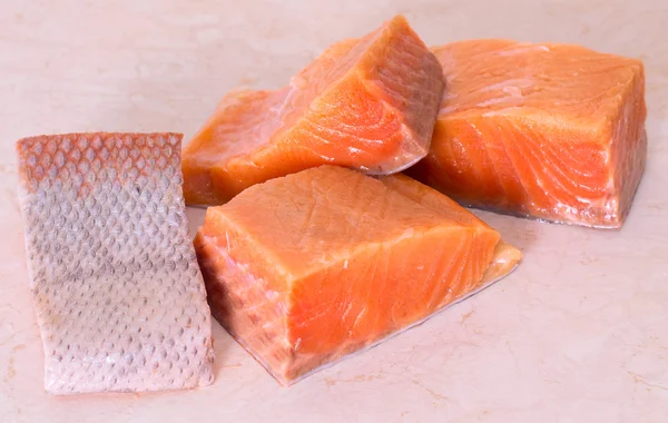 Filete de salmón fresco . — Foto de Stock