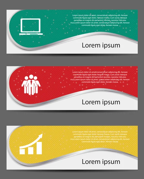 İş Vektörü İllüstrasyonu için Infographic Şablonları. — Stok Vektör