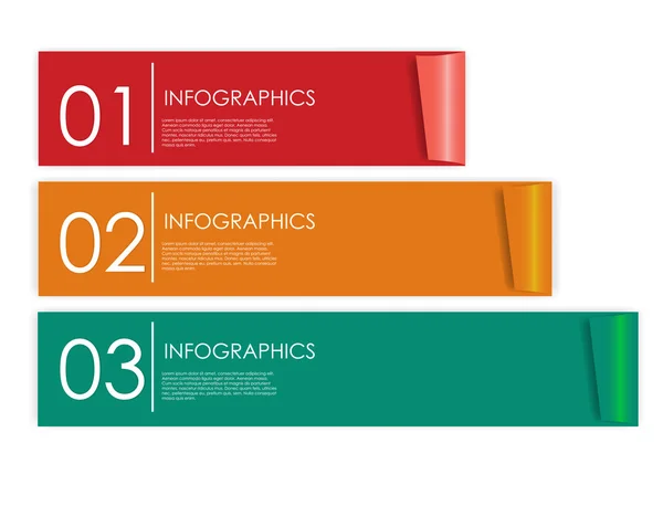 Modelos infográficos para ilustração de vetores de negócios. — Vetor de Stock