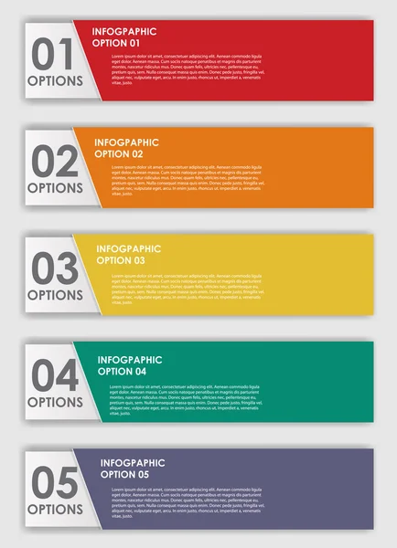 Modelli infografici per illustrazione vettoriale aziendale. — Vettoriale Stock