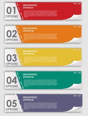 INFOGRAPHICS tasarım elemanları vektör illüstrasyonu