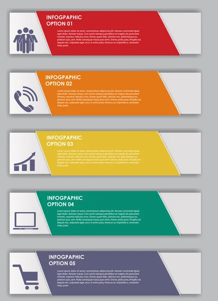 INFOGRAFICA elementi di design illustrazione vettoriale — Vettoriale Stock