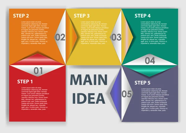 INFOGRAFÍAS elementos de diseño ilustración vectorial — Archivo Imágenes Vectoriales