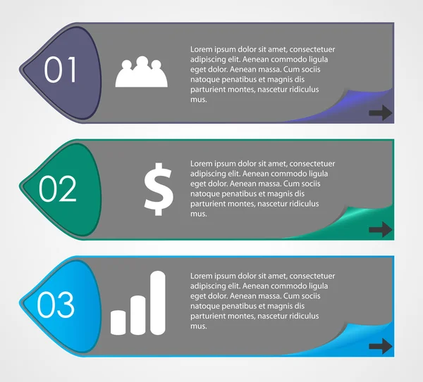 INFOGRAPHICSデザイン要素ベクトルイラスト — ストックベクタ