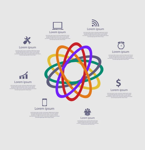 INFOGRAPHICS design elements vector illustration — Stock Vector