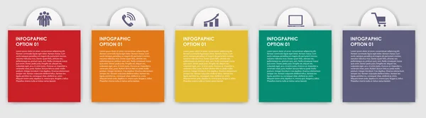 Elementos de infografía — Vector de stock