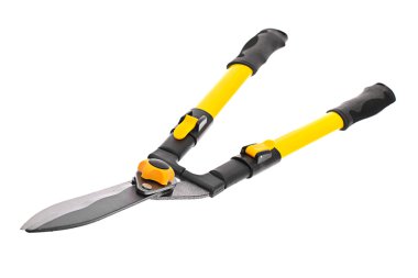 Beyaz arka plan üzerinde izole Bahçe secateurs