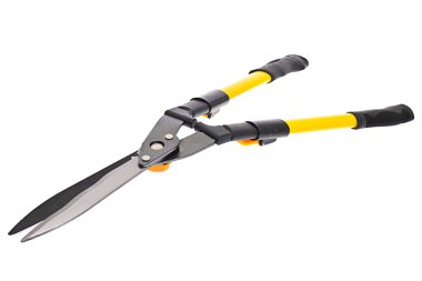 Beyaz arka plan üzerinde izole Bahçe secateurs