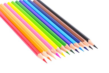 çok renkli kalemler