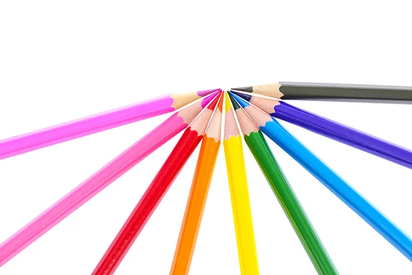 Multicolor pencils — Stock Photo, Image