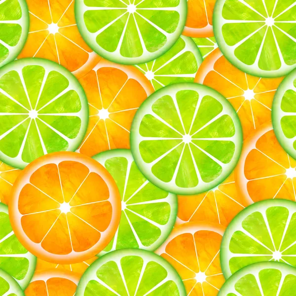 Sameless citron a oranžový vzor obraz — Stock fotografie