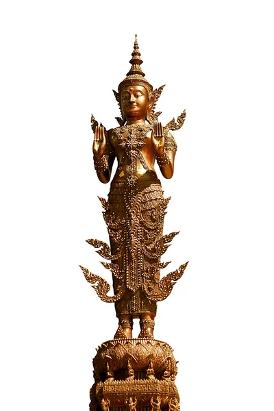 Buddha d'oro, Kanjanaburi Thailandia — Foto Stock