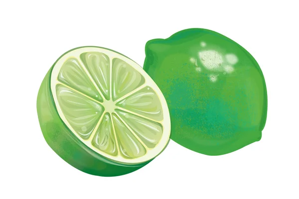 Lemon fresh close up illustration — Stock Photo, Image
