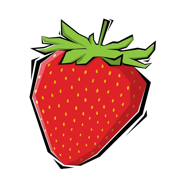 Illustration vectorielle des fraises — Image vectorielle