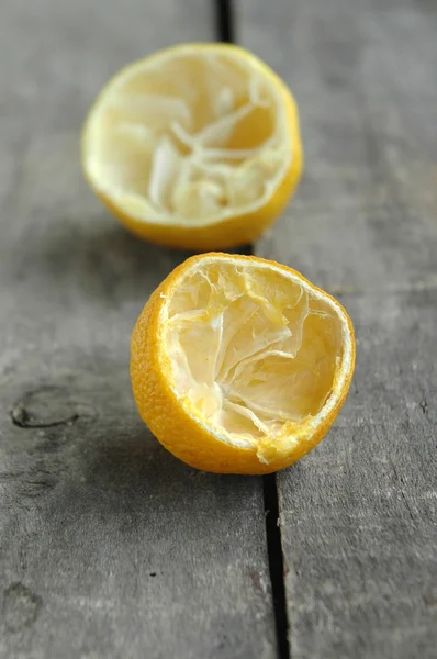 Squeezed and dried lemon peel