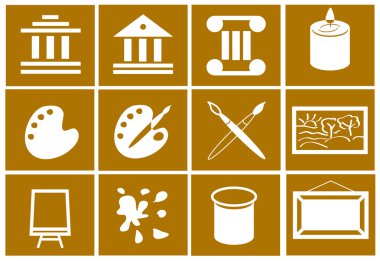 Müze Icon set