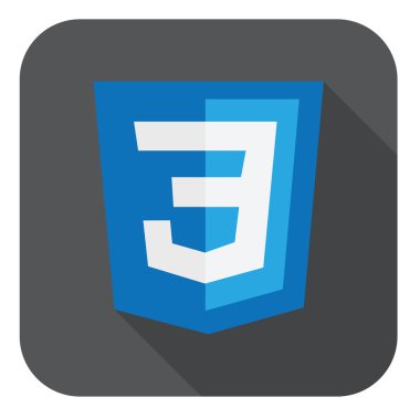 css üç numaralı blue Shield illüstrasyon vektör