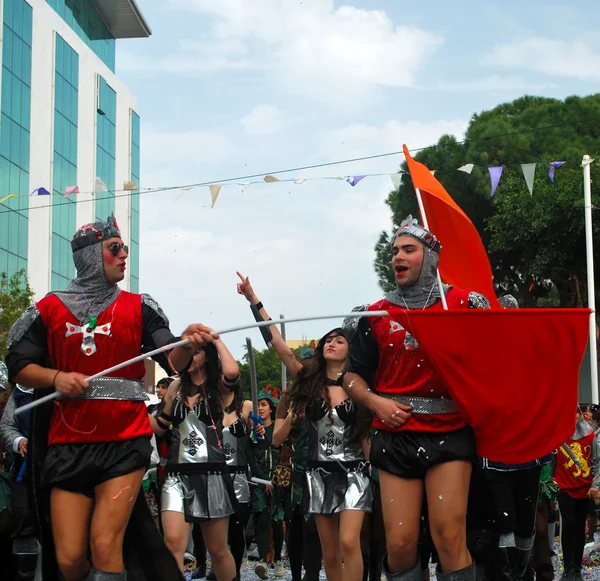 Street carnival - young crusaders — Stock Photo, Image