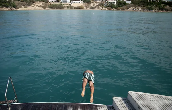 Jump in the water — Stock Photo, Image