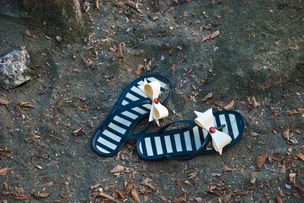 Funny flip-flops — Stock Photo, Image