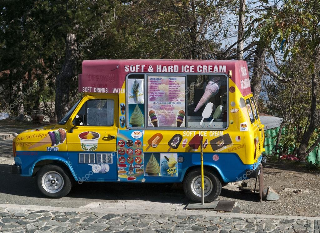 small ice cream van