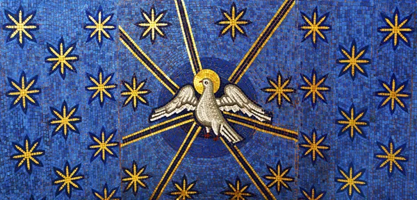 Біла голубка мозаїка Ліцензійні Стокові Фото