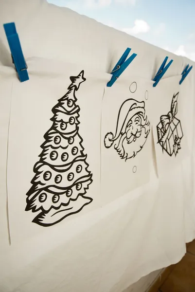Desenhos de Natal — Fotografia de Stock