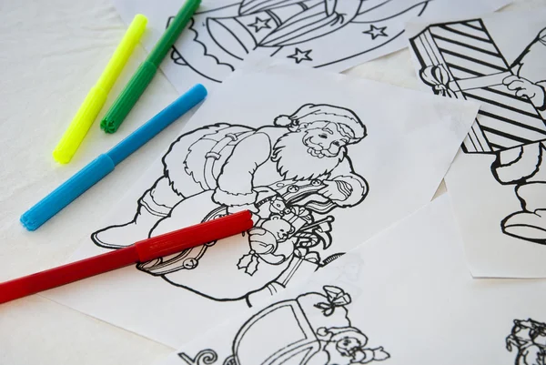 Christmas drawings — Stock Photo, Image