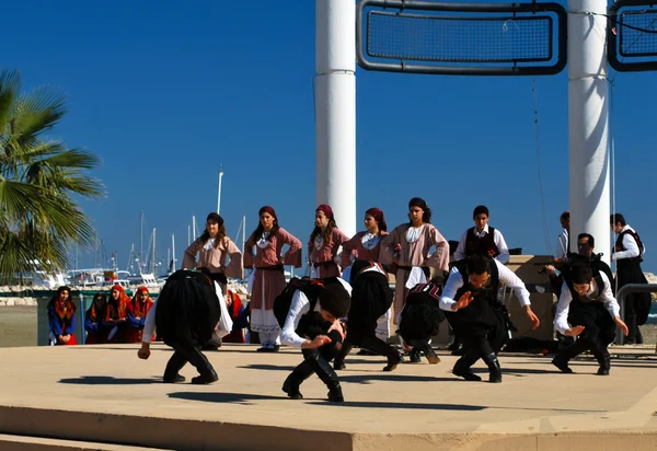 Grekisk folklore dans Stockfoto