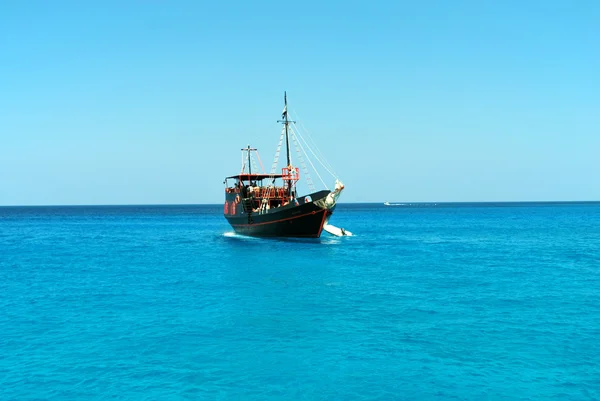 Піратський корабель — стокове фото