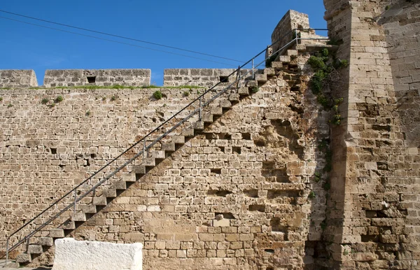 Staircase for corner tower — Stock Photo, Image
