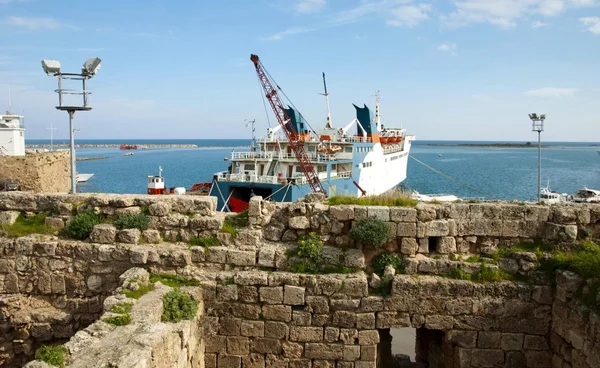 Banchine di carico del porto — Foto Stock