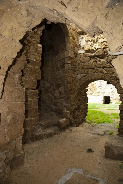 Corredores para cámaras de artillería en el Castillo de Otelo — Foto de Stock