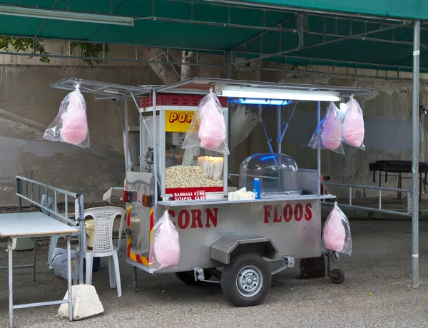 Popcorn and candy floss Stock Picture