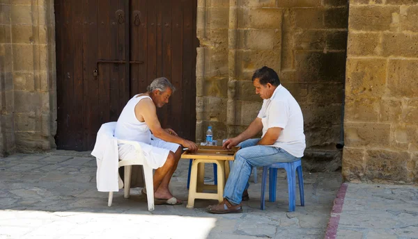 Omgång backgammon — Stockfoto