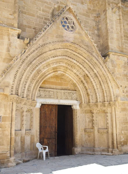 Antiga Catedral de Santa Sofia, que agora é a Mesquita Selimiye, Norte de Chipre — Fotografia de Stock