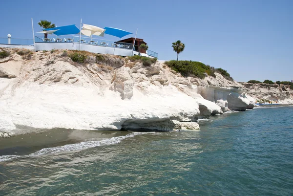 Cafe on the rocks — Stock Photo, Image