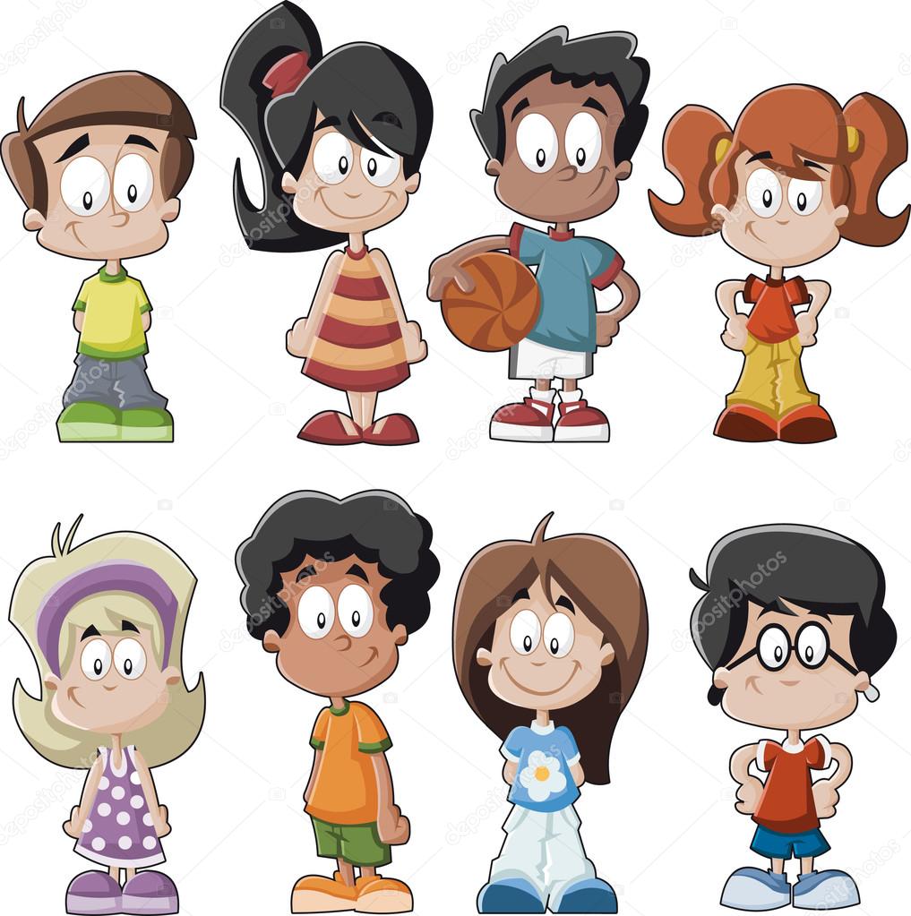 Cartoon kids Stock Vector Image by ©deniscristo #13654960 Cartoon kids Stock Vector Image by ©deniscristo #13654960