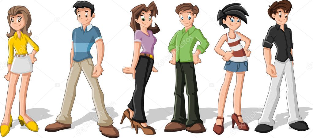 Zwergin Teen Cartoon Partnertausch